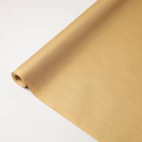 Крафт бумага для упаковки подарков Золотая полоса 
